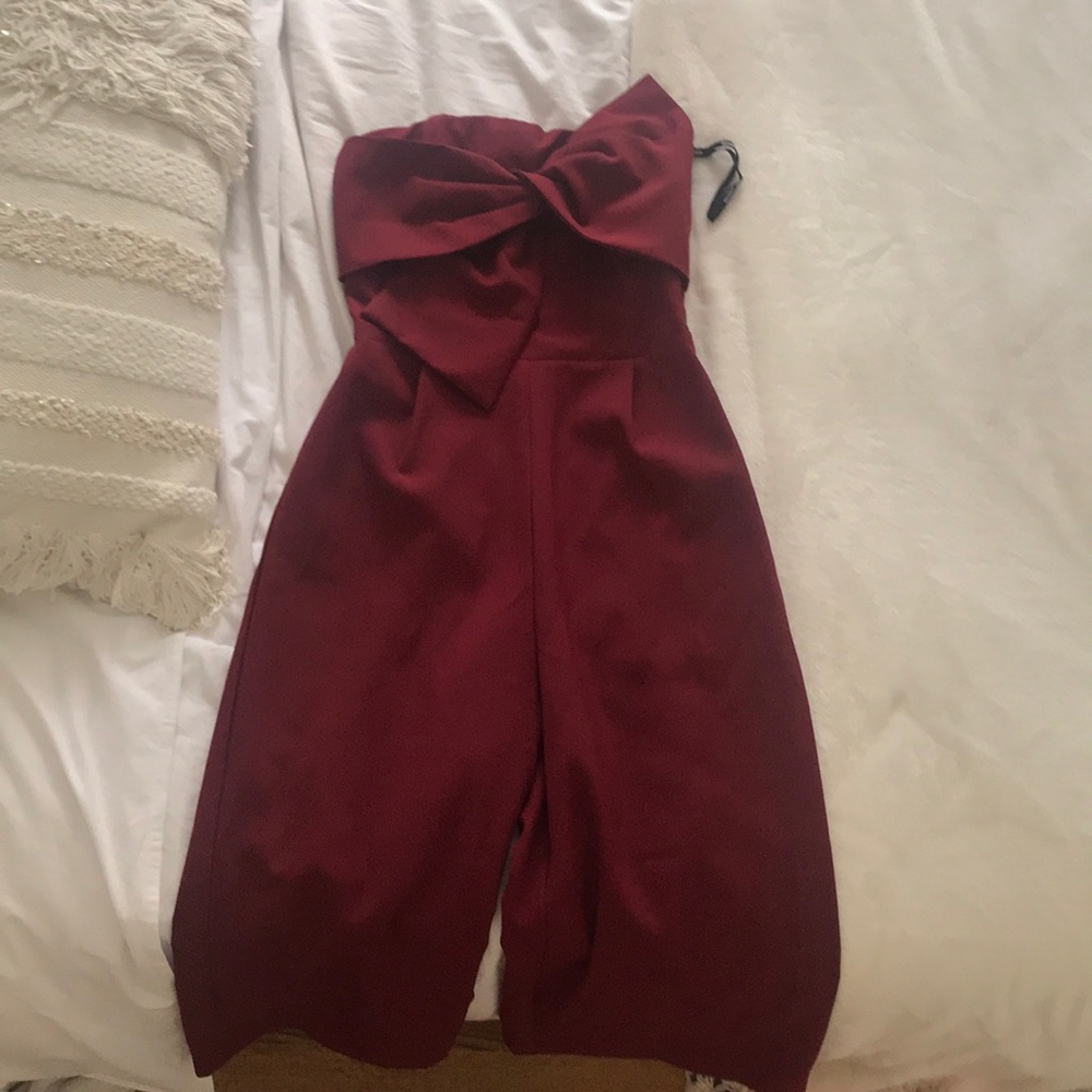cocktail cropped jumpsuit